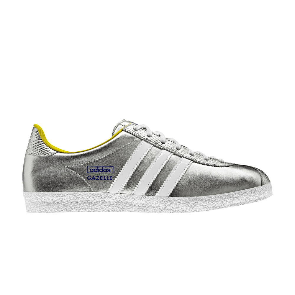 Buy Adidas Gazelle OG 'Silver Metallic Bright Yellow' - G95608 | GOAT