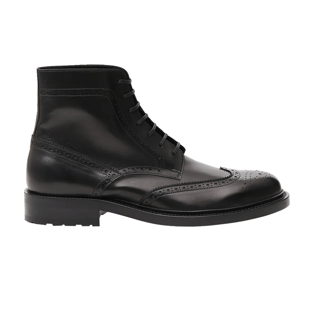 Saint laurent military boots on sale