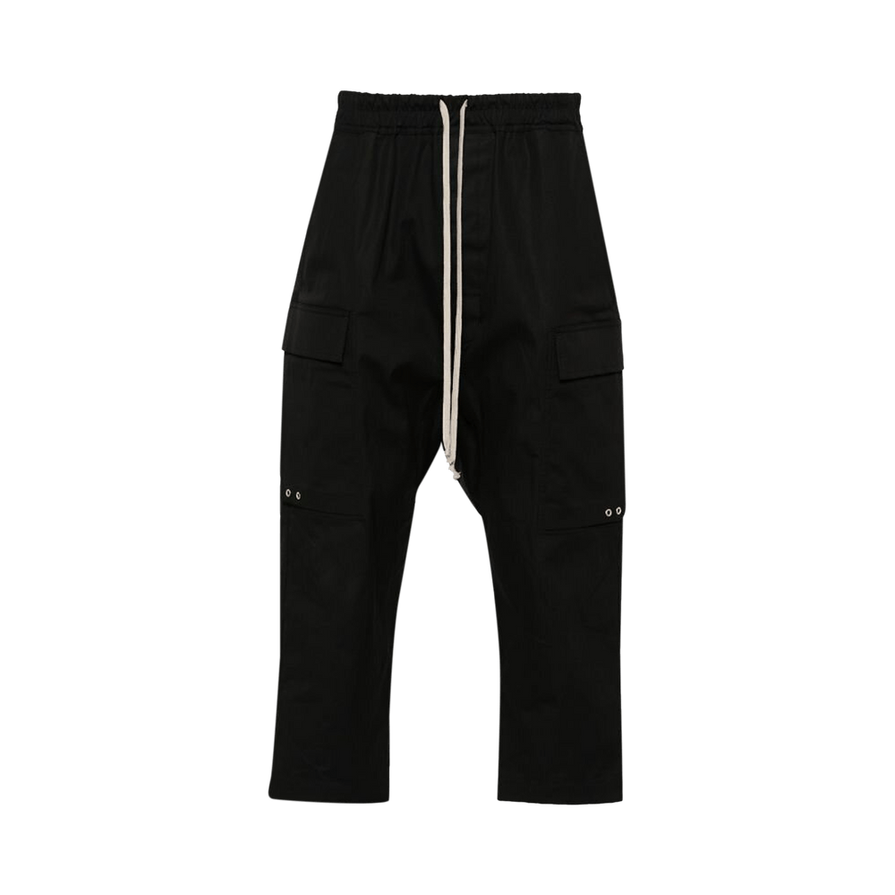 Buy Rick Owens Cargo Cropped Pants 'Black' - RU01D3385 TE 09 | GOAT