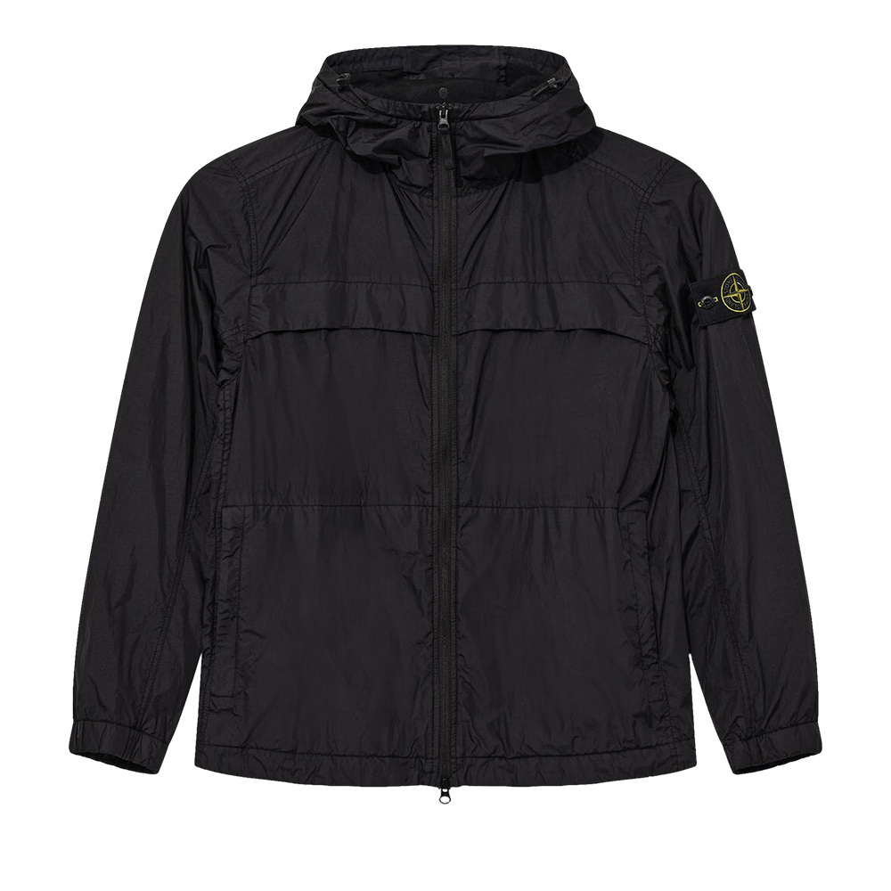 Stone island black windbreaker new arrivals