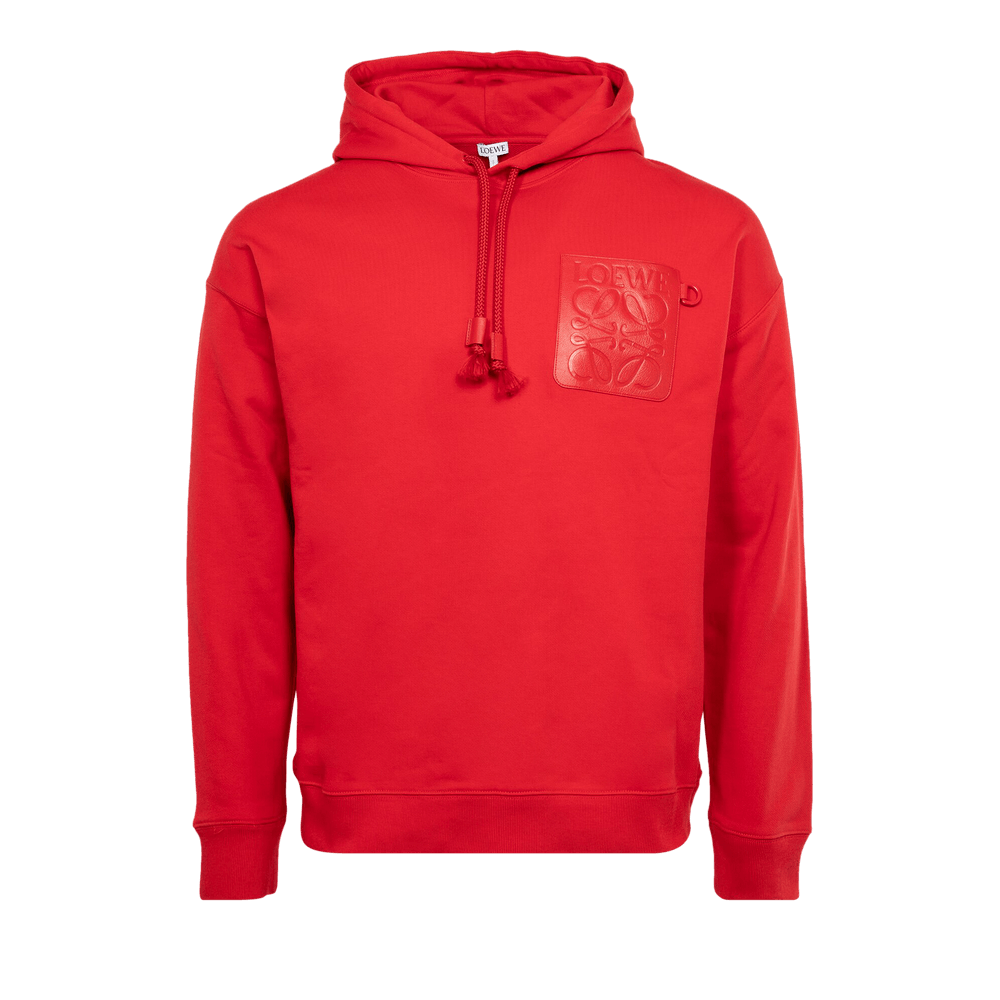 Buy Loewe Relaxed Fit Hoodie 'Dark Raspberry' - H526Y25X30 7600 | GOAT