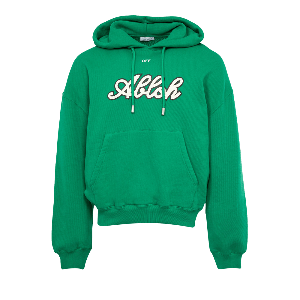 Buy Off White Football Over Hoodie College Green OMBB118S24FLE0055561 GOAT