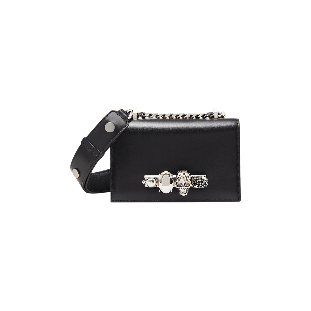 Buy Alexander McQueen The Biker Mini Jewelled Satchel 'Black