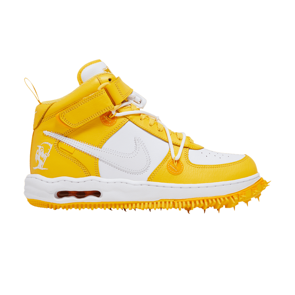 Buy Off White x Air Force 1 Mid SP Leather Varsity Maize DR0500 101 GOAT AU