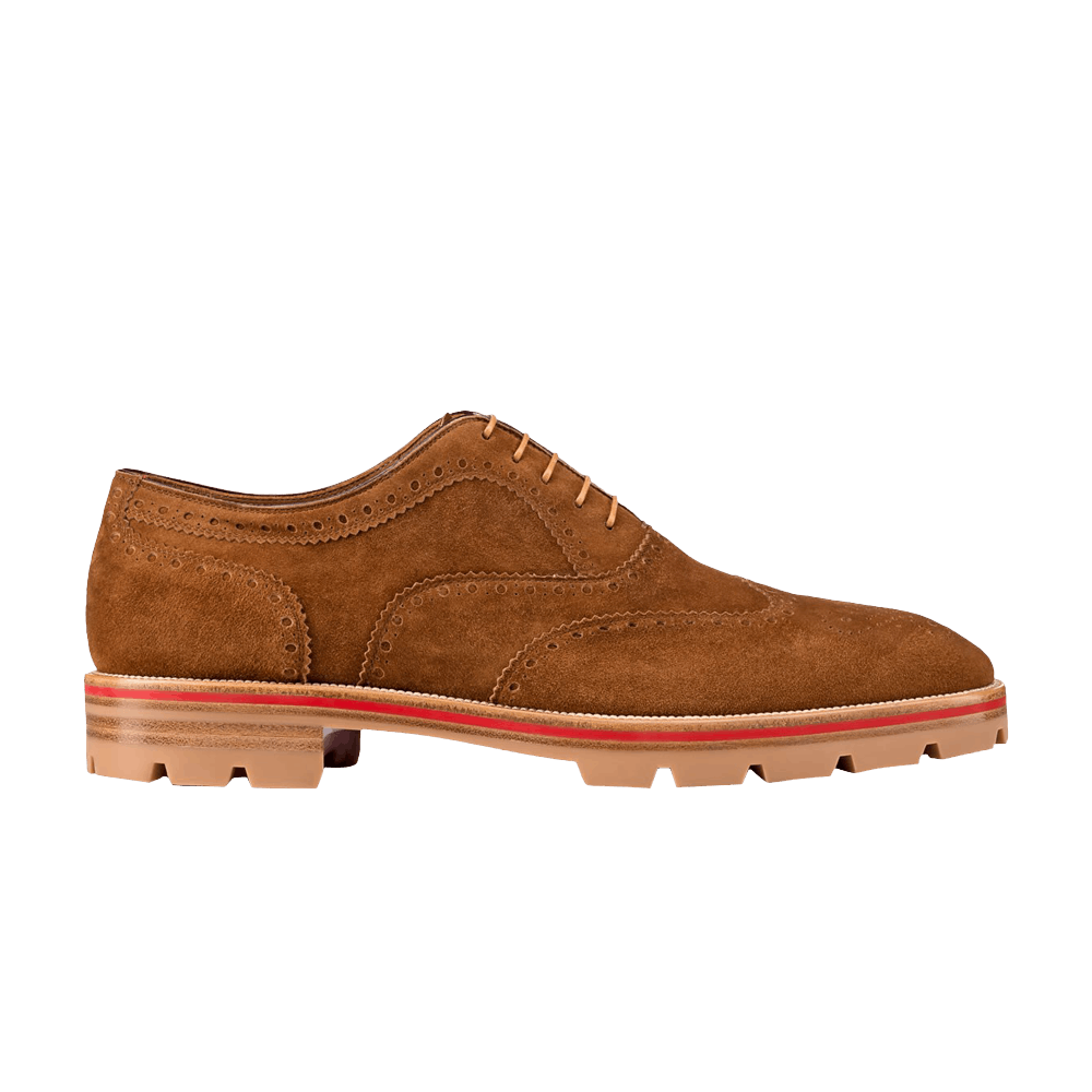 Buy Christian Louboutin Charlie Me Flat Veau Velours Indiana 1170013 C222 GOAT CA