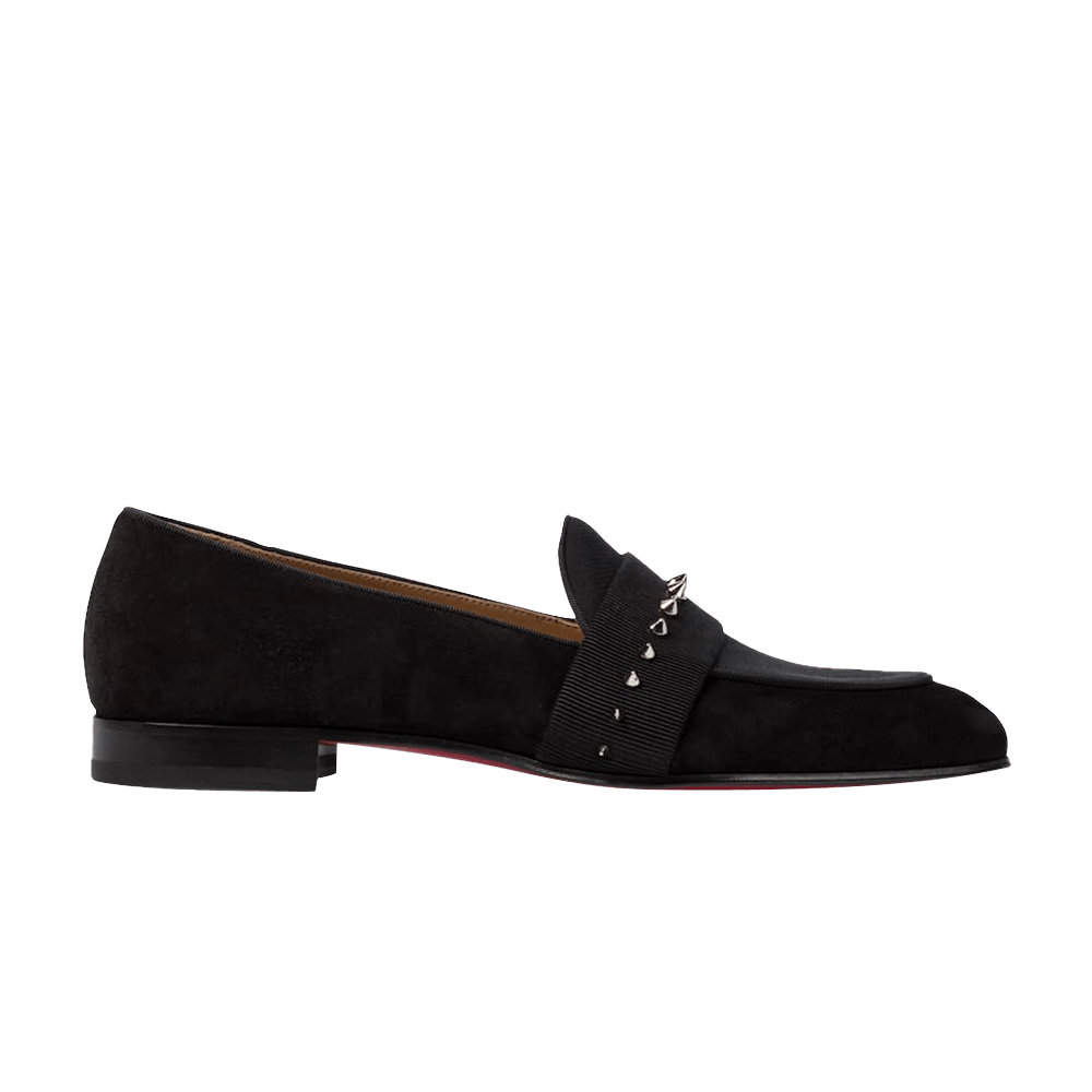 Christian Louboutin Nit Night Flat Black Silver