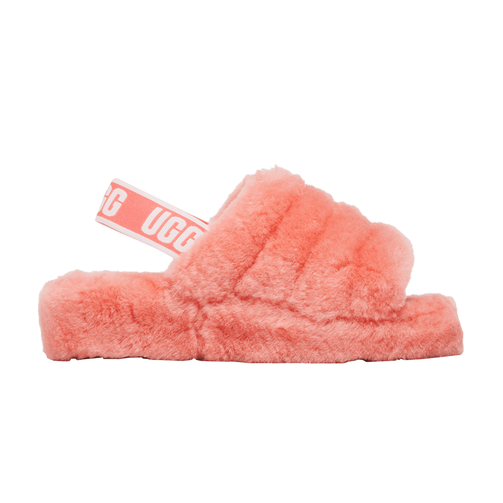 Buy Wmns Fluff Yeah Slide Vibrant Coral 1095119 VCRL GOAT CA