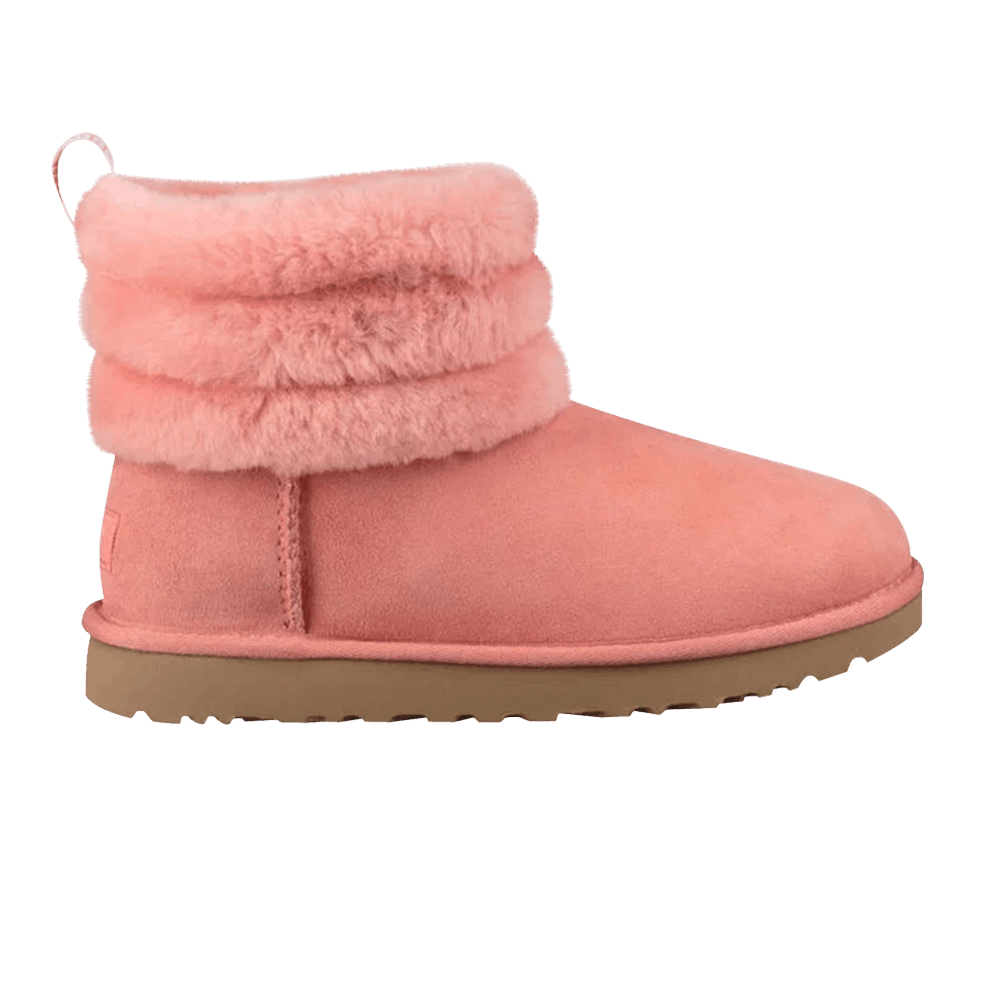 Buy Wmns Classic Mini Fluff Quilted Boot Lined Pink 1098533
