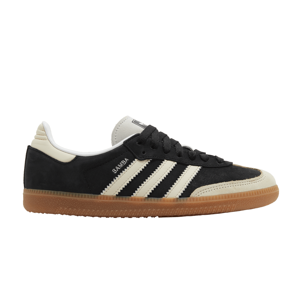 Adidas Samba OG Shoes - Women's - Core Black / Wonder White / Silver - 10
