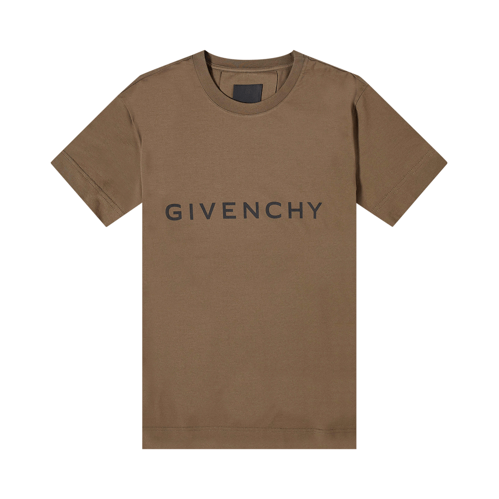 Tシャツ・カットソー GIVENCHY SS25 Khaki cotton t-shirt (BM71JA3YN1 305) Buy Givenchy Archetype Slim Fit T-Shirt 'Khaki' - BM716G3YAC