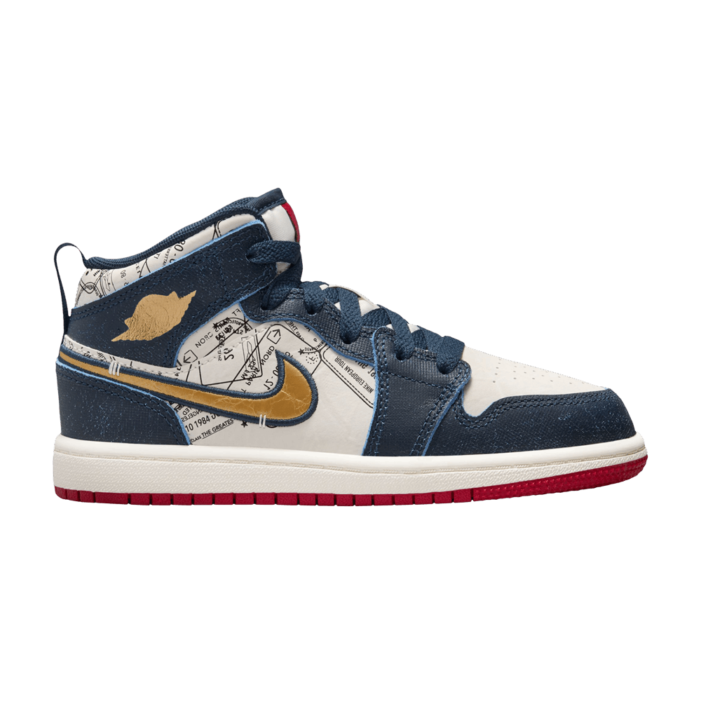【JORDAN】トランプ Buy Air Jordan 1 Mid SE PS 'Take Flight' - FN1352 400 | GOAT