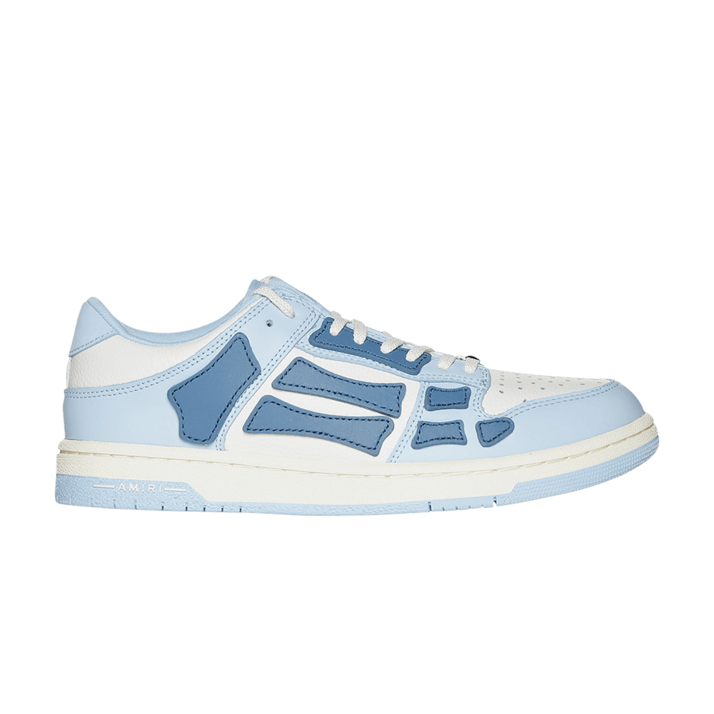 スニーカー AMIRI SS25 VARISTY SKEL LOW TOP (AWFOSR1062 OCEAN SKY) スニーカー AMIRI SS25 VARISTY SKEL LOW TOP (AWFOSR1062 OCEAN