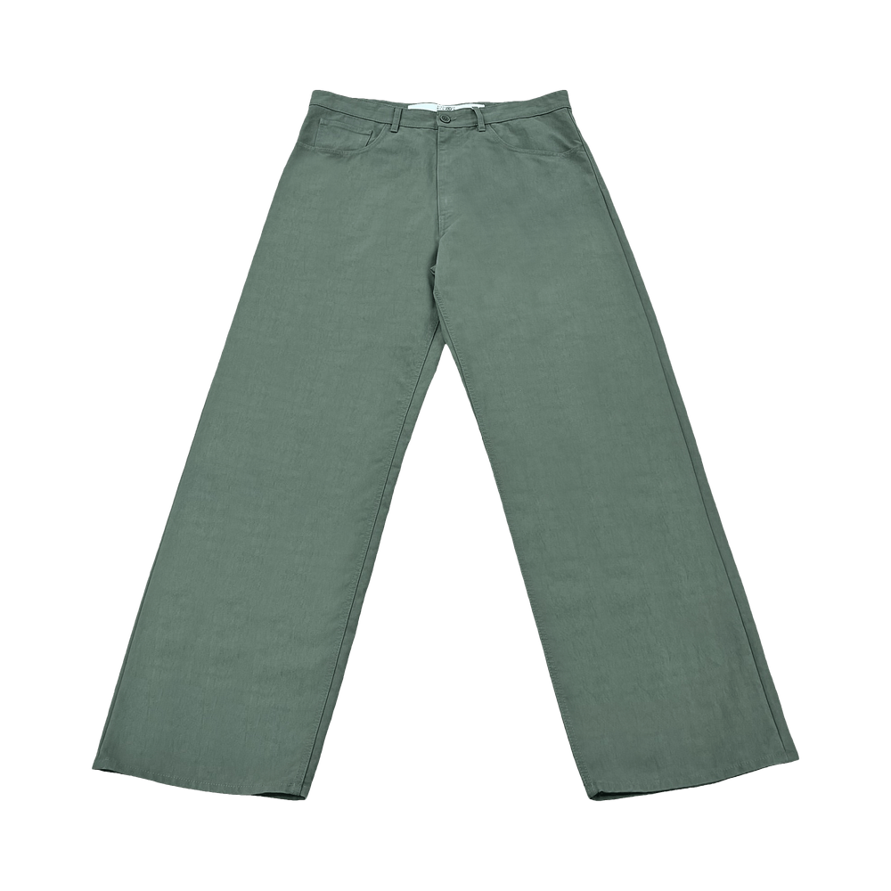 Buy MM6 Maison Margiela 5 Pockets Pants 'Green' - S52LA0211 S78077 