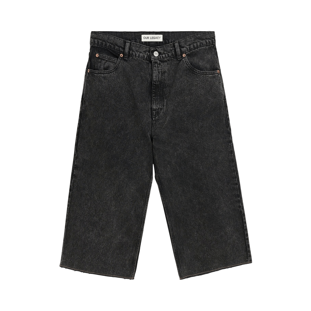 Buy Our Legacy 5 Pocket Capri Cut Jean 'Black' - M4235CO | GOAT