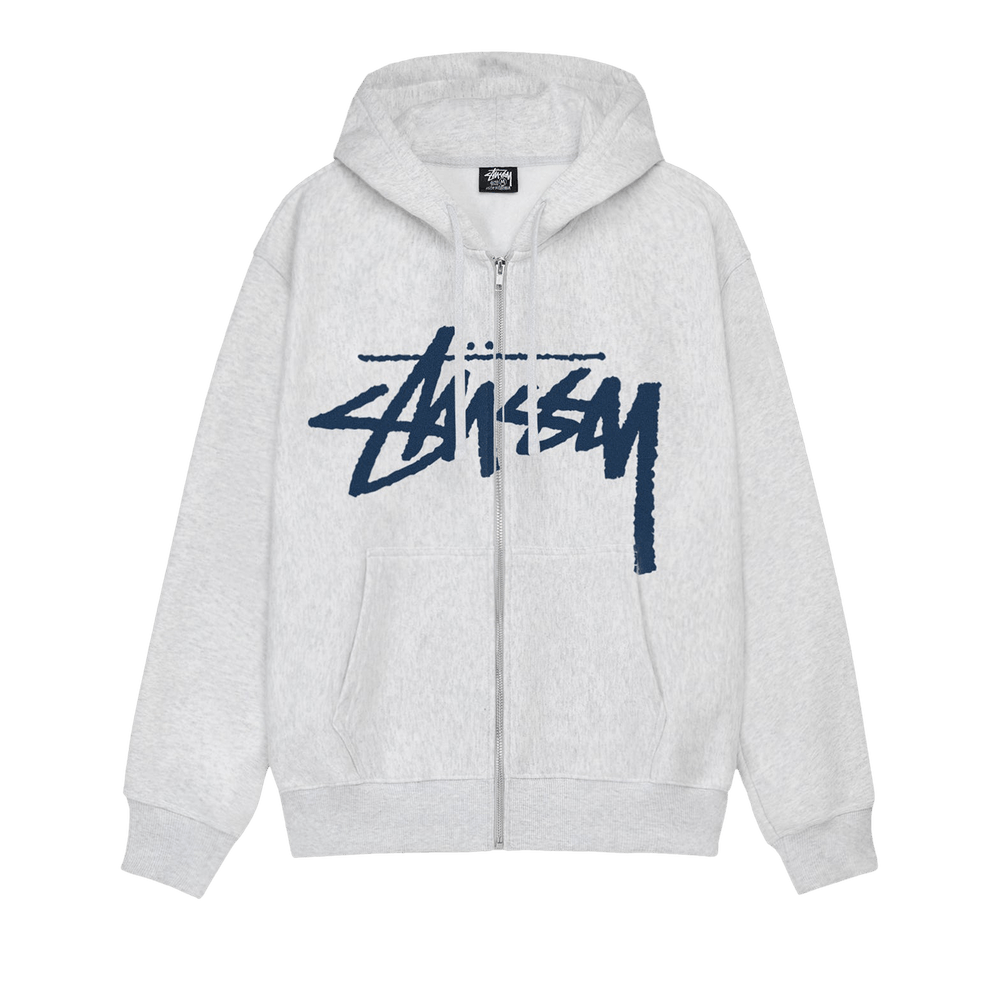 ★関税込★Stussy★Stussy Basic Stussy Zip Hoodie Ash Heather Buy Stussy Basic Zip Hoodie 'Ash Heather' - 1974870 ASH