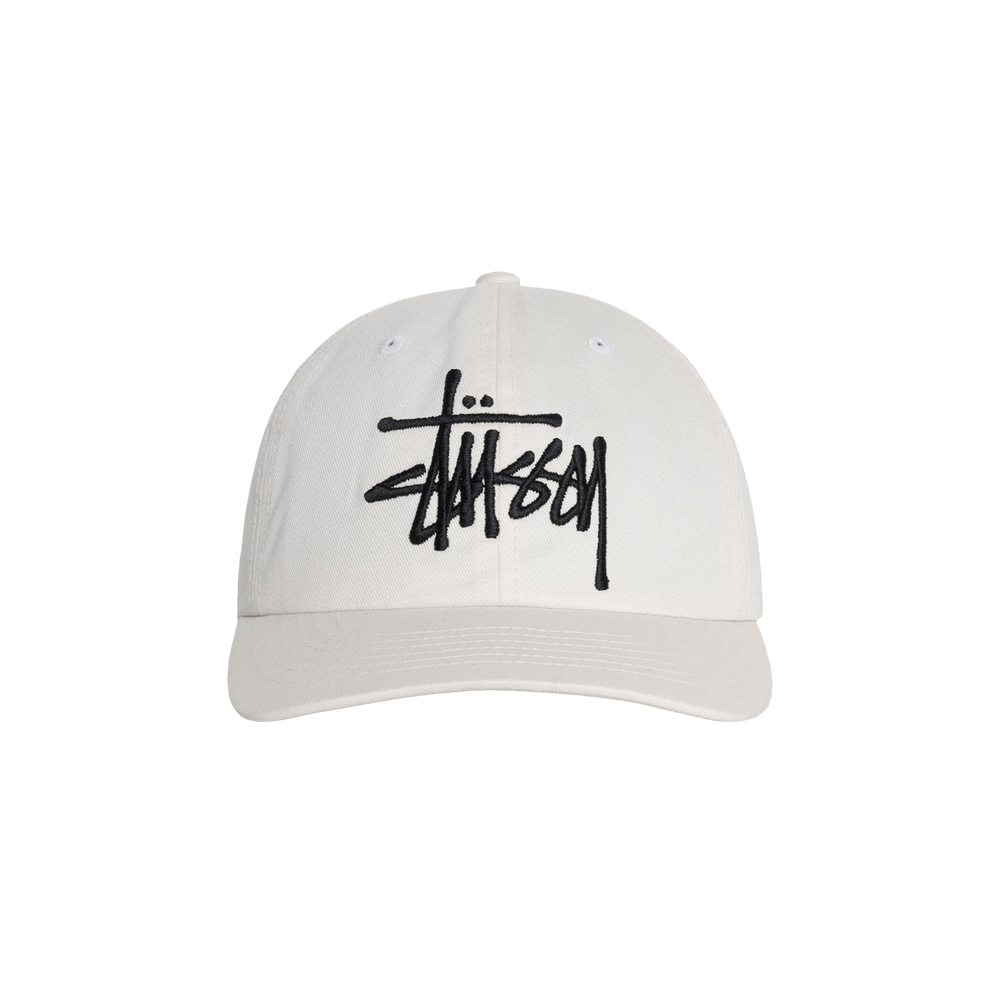 Buy Stussy Low Profile Big Basic Snapback 'Snow' - 1311144