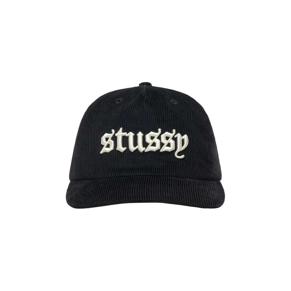 Buy Stussy Mid-Depth Old English Snapback 'Black' - 1311137 BLAC | GOAT
