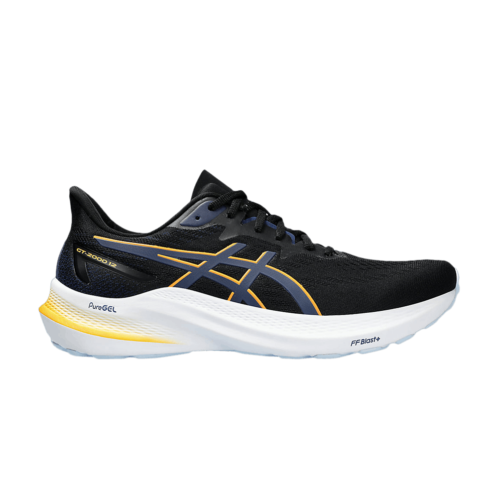Asics GT 2000 12 Black Fellow Yellow