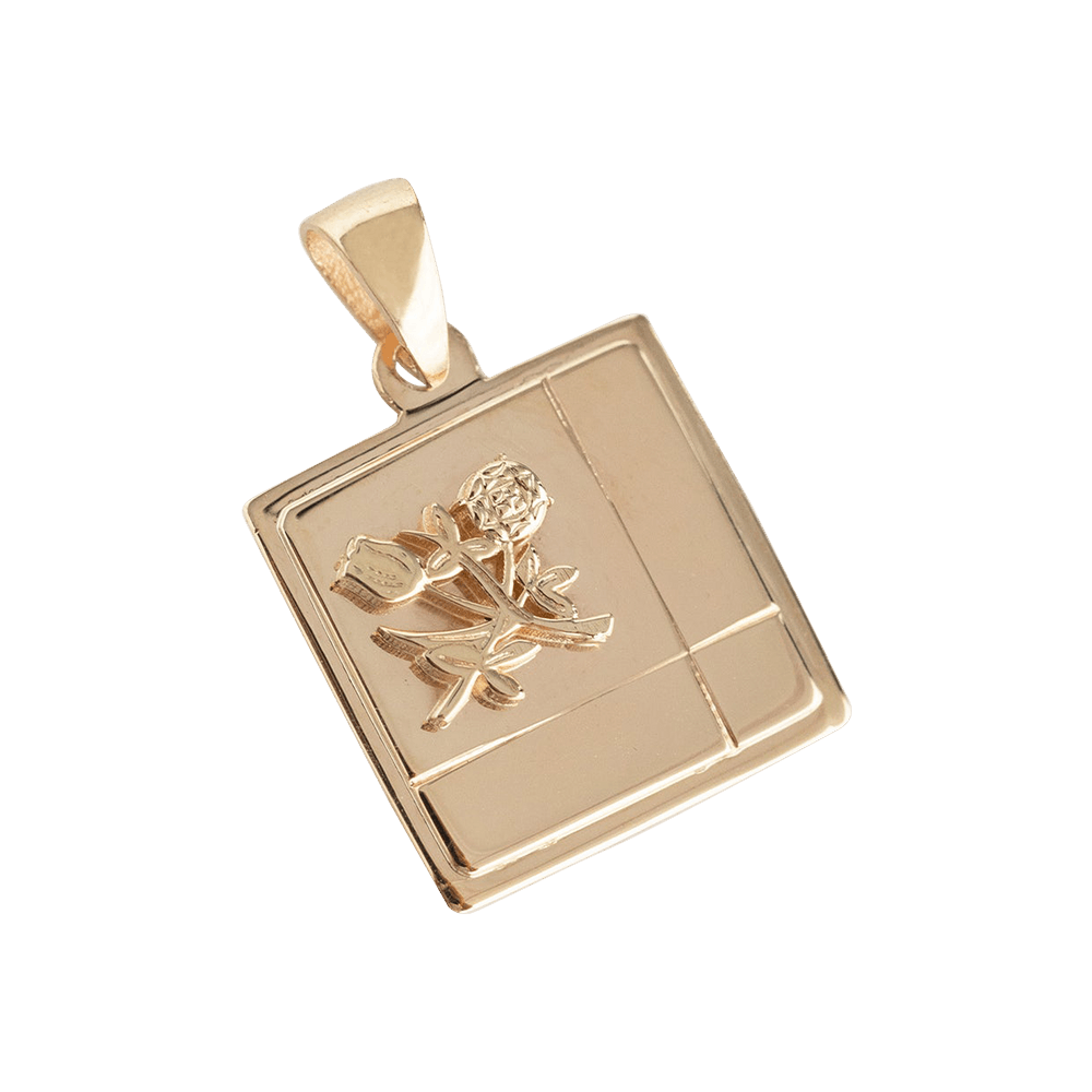 Aime leon dore アクセサリー 14Kt Gold Mosaic Pendant – Aimé Leon Dore
