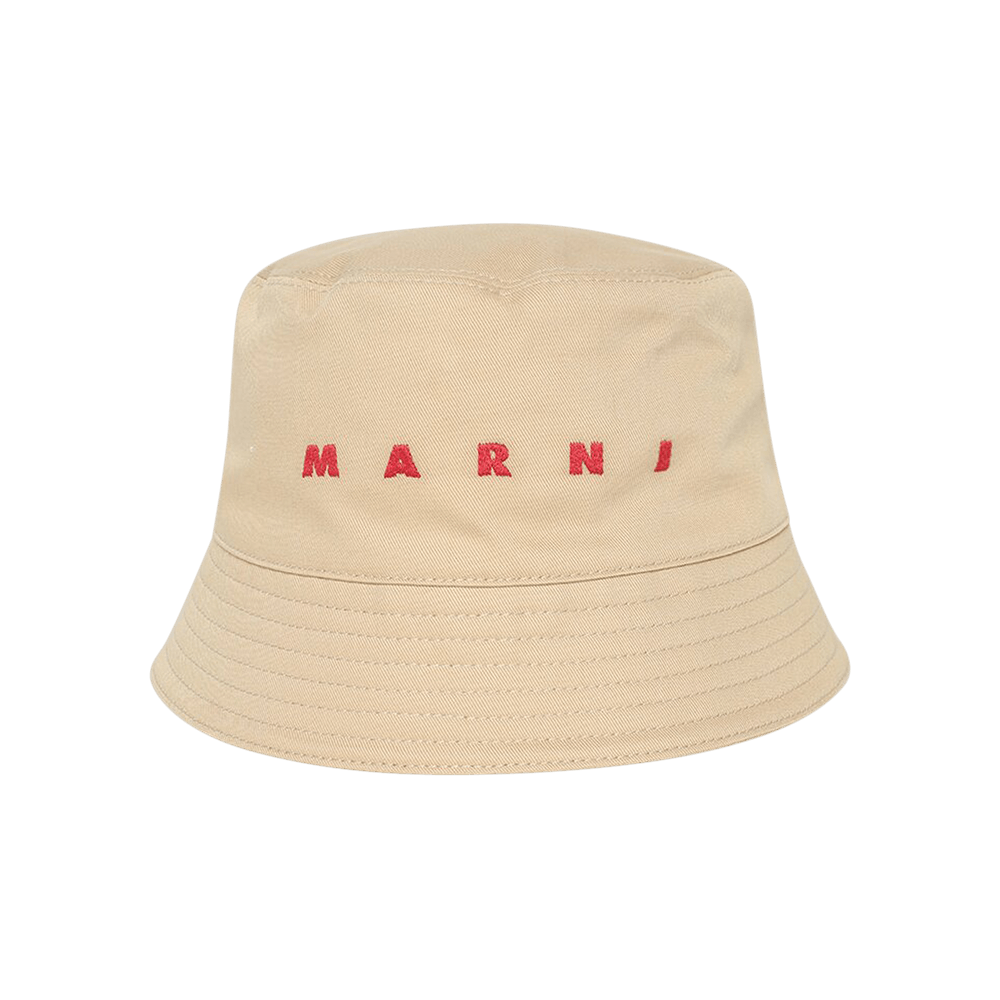 Buy Marni Logo Bucket Hat II 'Buttercream' - CLZC0110S0