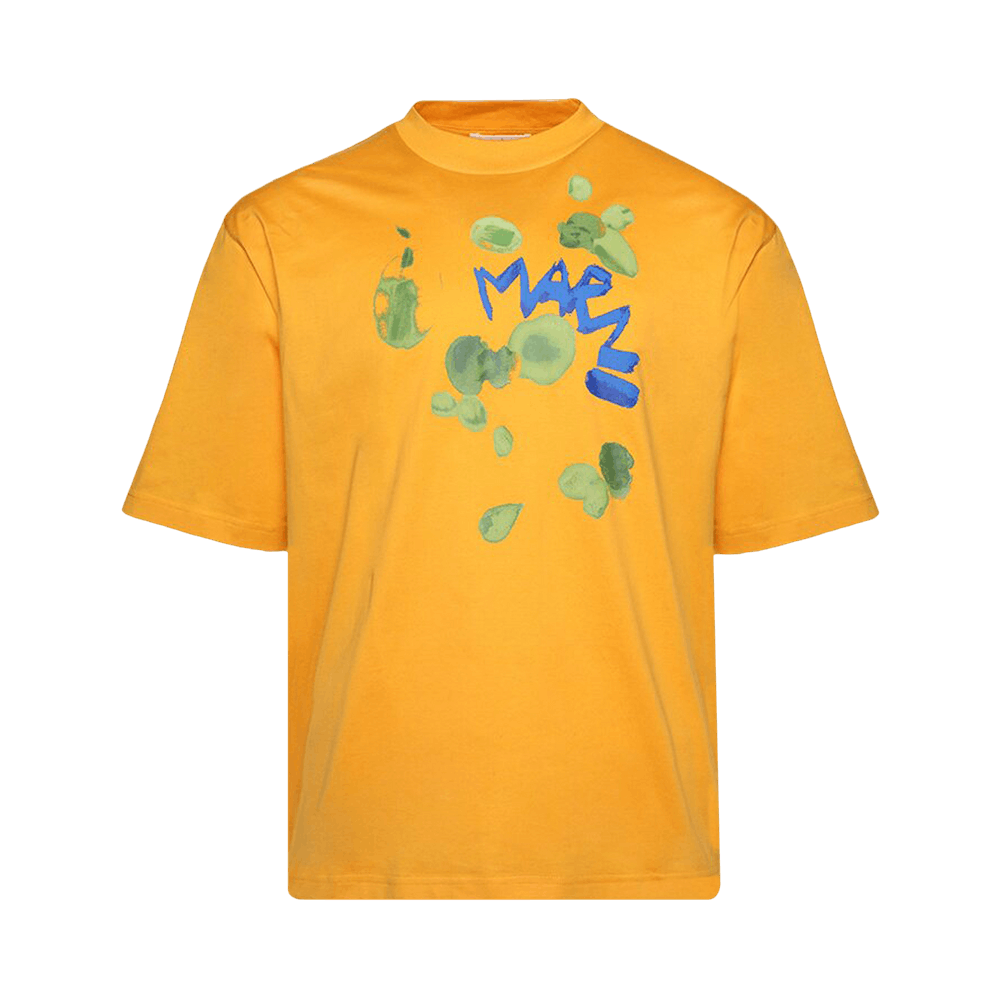 Buy Marni Relaxed Fit Dripping Flower T-Shirt 'Light Orange