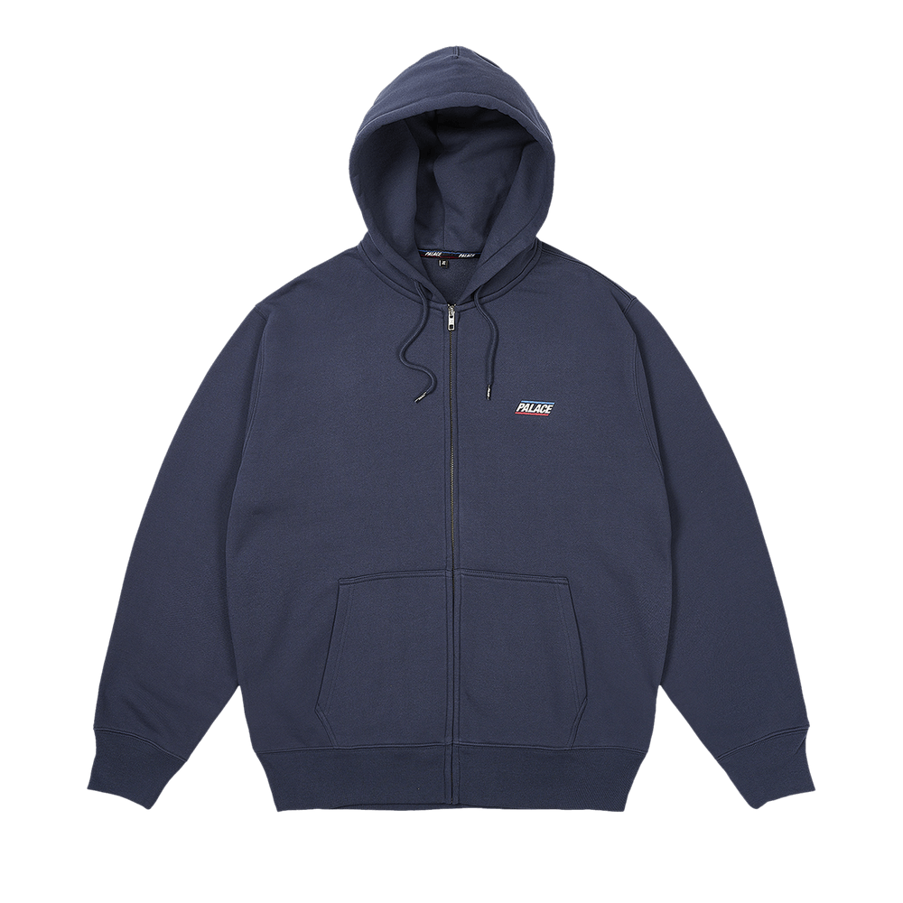 Buy Palace Basically A Zip Hood 'Navy' - P26HD009 | GOAT