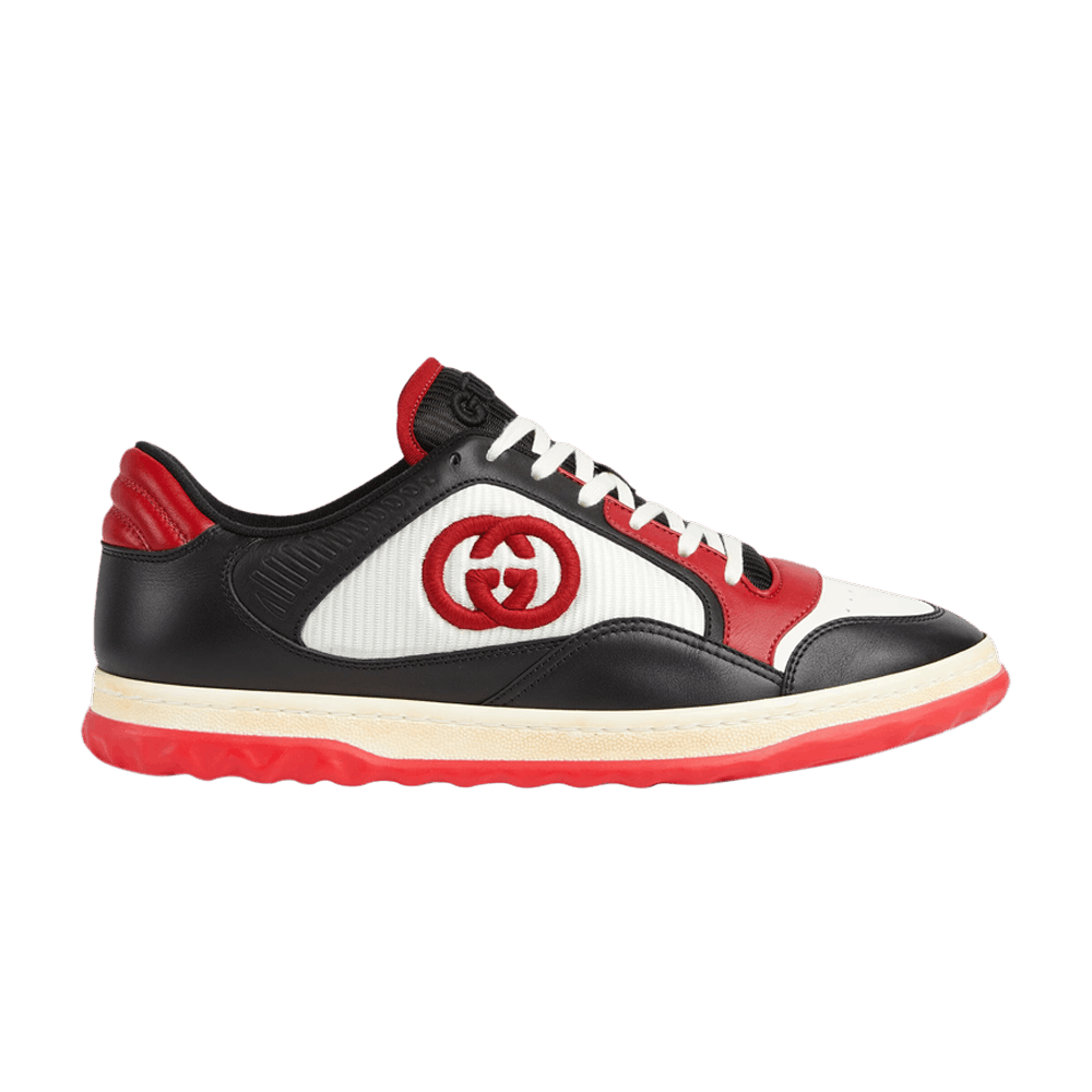 Buy Gucci MAC80 Sneaker 'Black White Red' - 762611 AACNW 1051 | GOAT