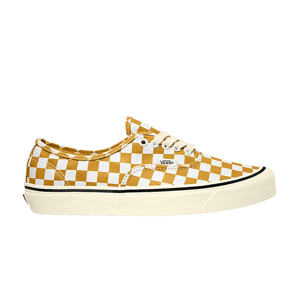 Vans Authentic 44 Dx Checkerboard - Honey Yellow