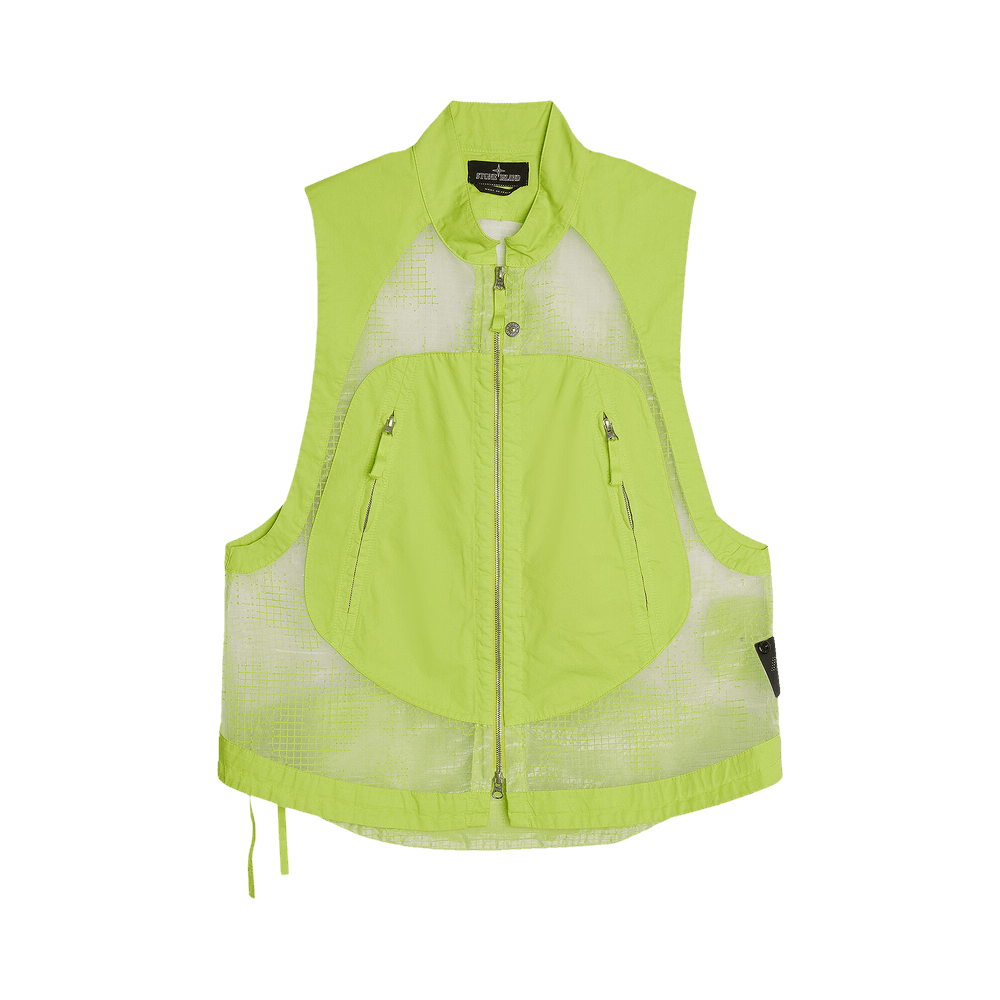 Buy Stone Island Shadow Project Devore Vest 'Pistachio