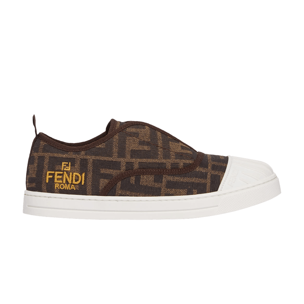 Buy Fendi Slip-On Sneaker Junior 'Allover FF Logo - Tobacco' - JMR462 AJZE  F1NJK