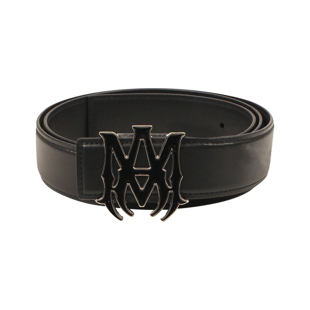 Buy Amiri Logo Belt 'Black' - MAL008 001 BLAC | GOAT