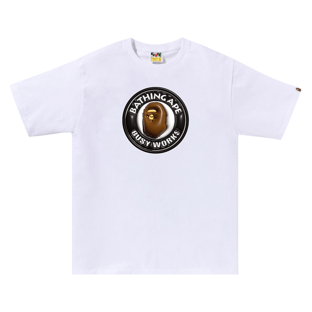 Buy BAPE 3D Busy Works Tee 'White' - 1K30 110 329 WHITE | GOAT