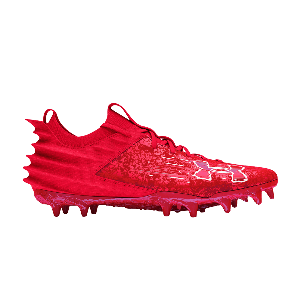 Under armour red cleats outlet
