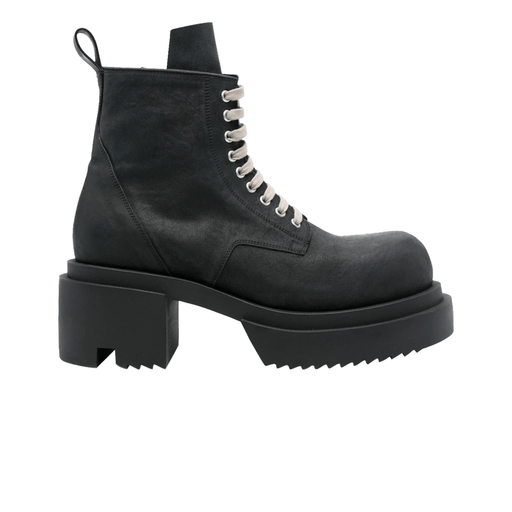 Buy Rick Owens Low Army Bogun Lace-Up Boot 'Black