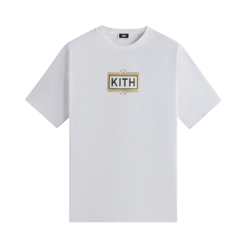 Buy Kith Ornate Classic Logo Tee 'White' - KHM031995 101 | GOAT
