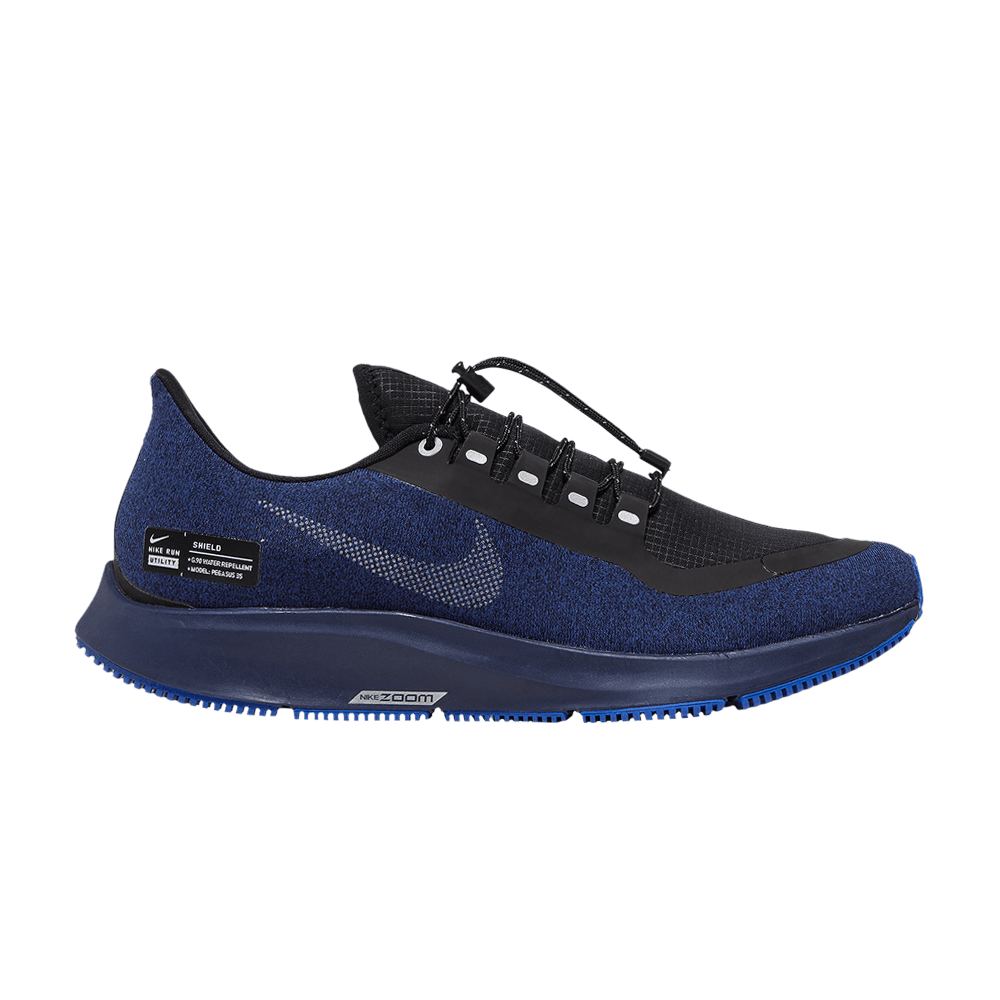 Buy Air Zoom Pegasus 35 Shield Black Blue Void AA1643 003 GOAT CA