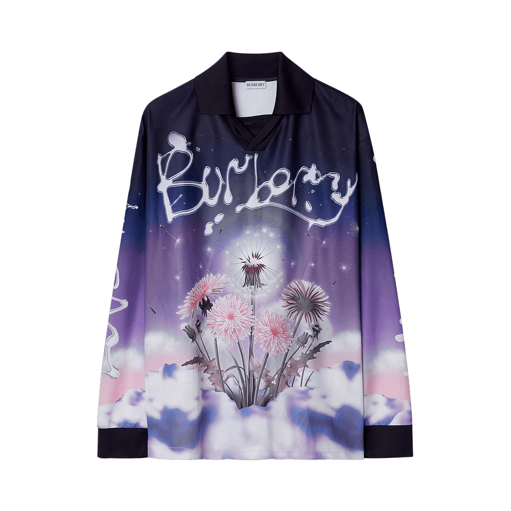 Buy Burberry Long-Sleeve Graphic Shirt 'Ribbon IP Pattern