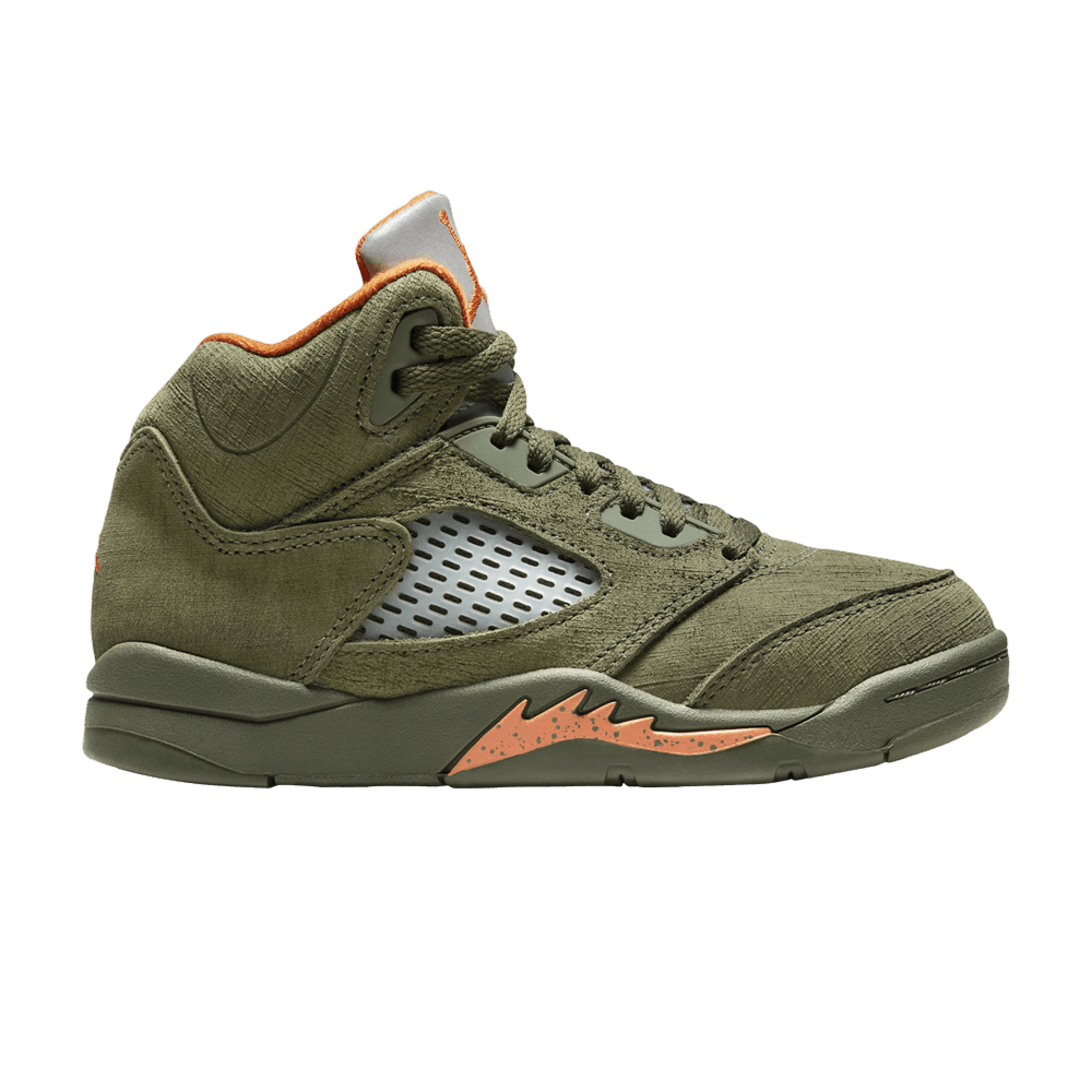 Army green jordan 5 shop