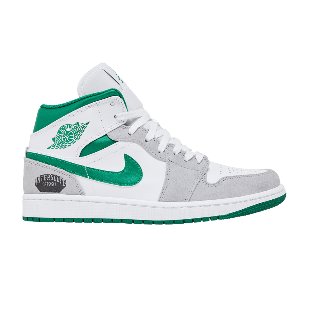 Buy Interscope Records x Air Jordan 1 Mid SE 'Grey Pine