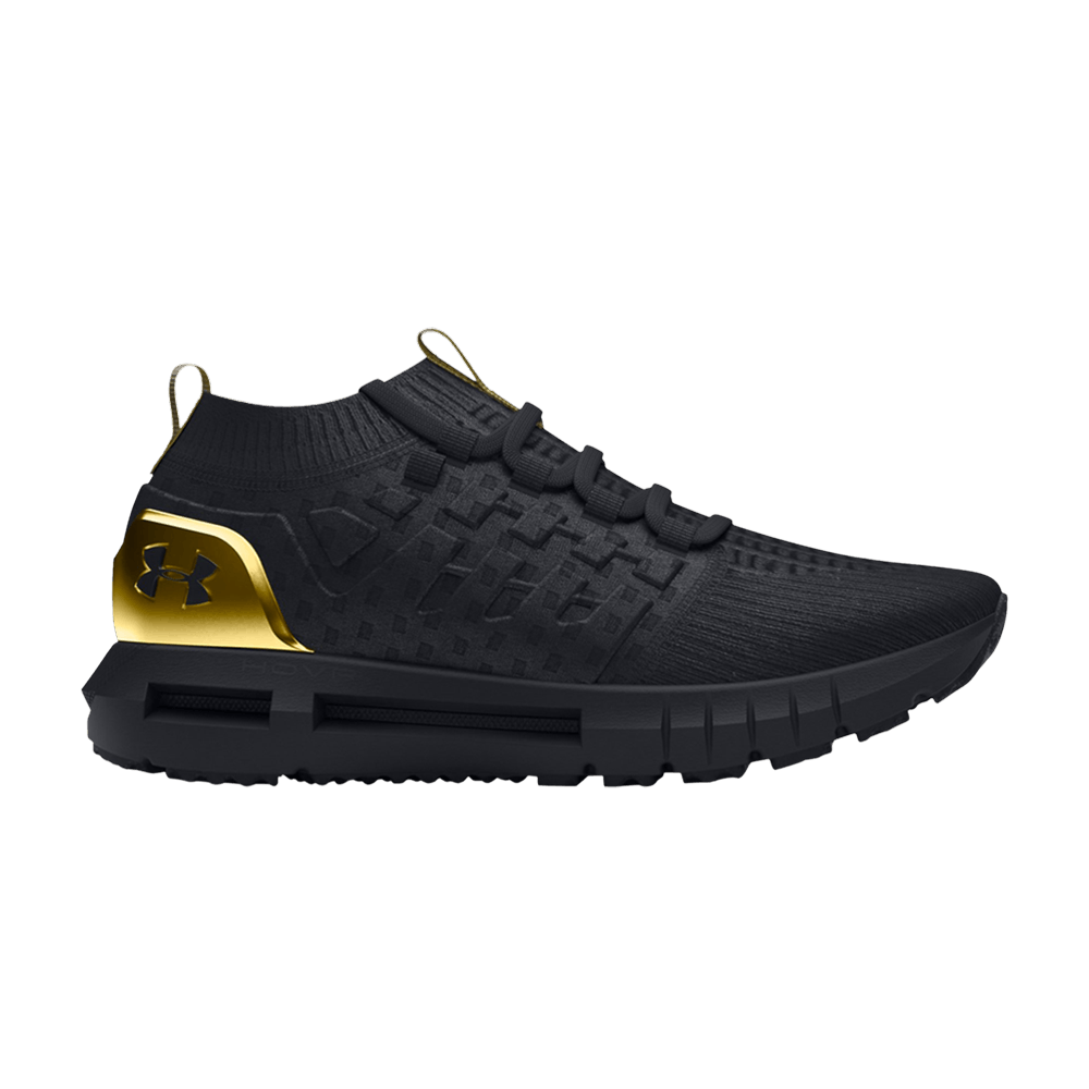 under armour hovr phantom se black gold