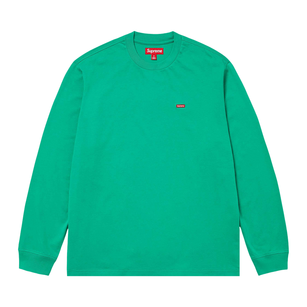 Buy Supreme Small Box Long-Sleeve Tee 'Green' - SS24KN17