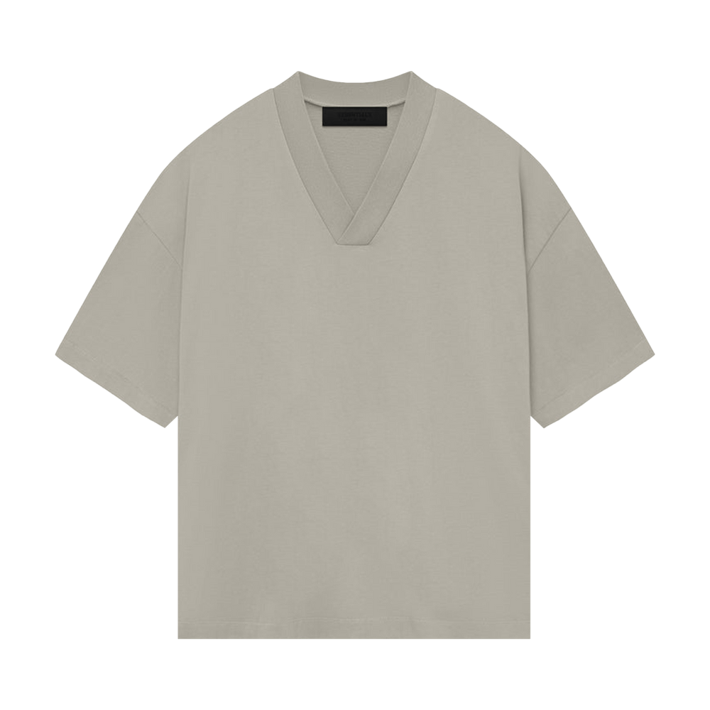 人気 ☆FEAROFGOD☆ V-NECK T-SHIRT INK - 24SS 3-Pack Essential V-Neck Tee - Dark Heather | ESSENTIALS