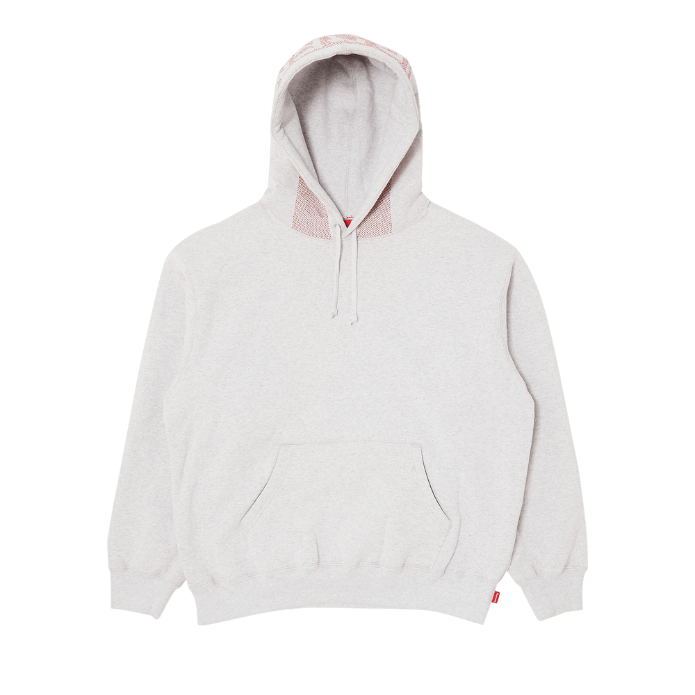 Buy Supreme Jacquard Stripe Hooded Sweatshirt 'Ash Grey