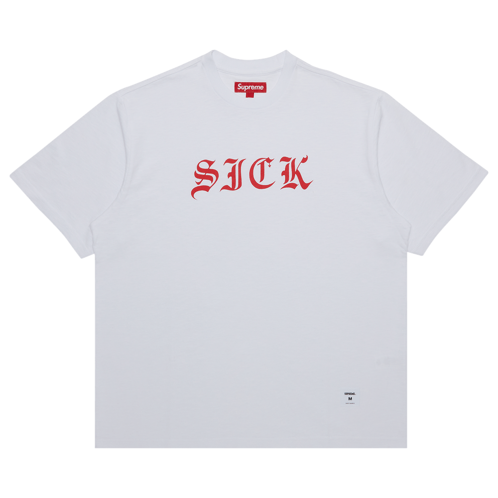 上品スタイル Short-Sleeve Sick Supreme Buy Top WHITE SS24KN67 - 'White' トップス