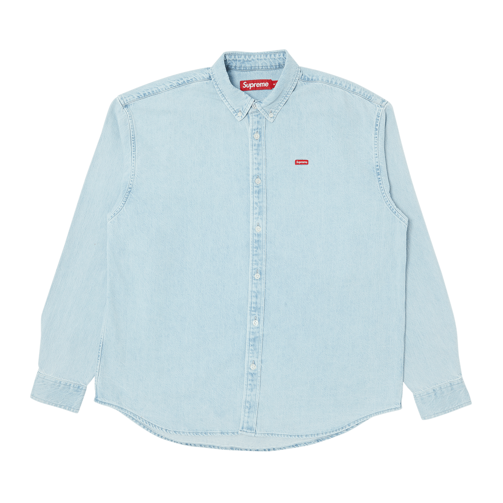 Buy Supreme Small Box Shirt 'Washed Blue' - SS24S2 WASHED BLUE | GOAT