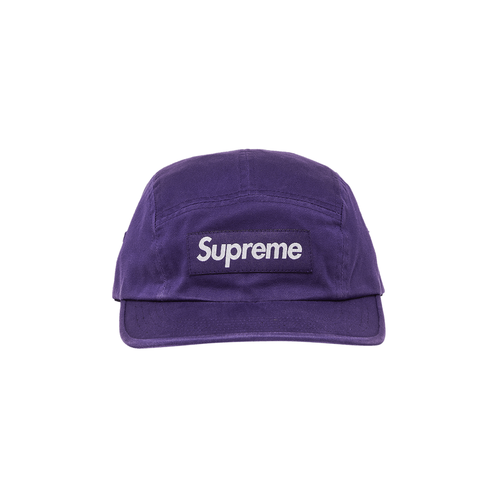 Buy Supreme Washed Chino Twill Camp Cap 'Purple' - SS24H31 PURPLE