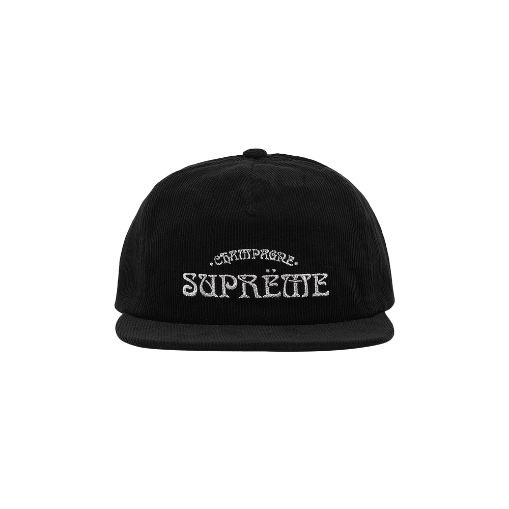 Buy Supreme Champagne Corduroy 5-Panel 'Black' - SS24H66