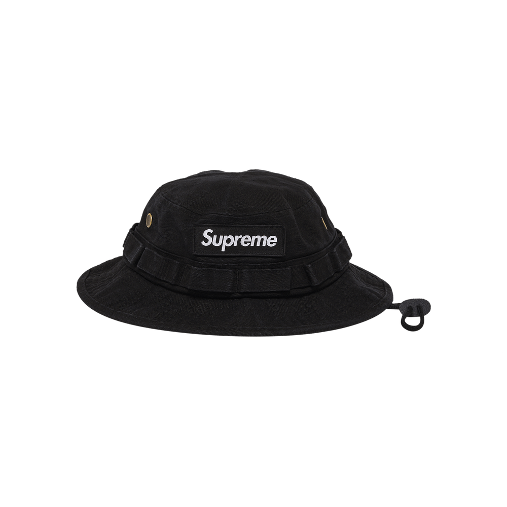 Buy Supreme Washed Canvas Boonie 'Black' - SS24H88 BLACK | GOAT
