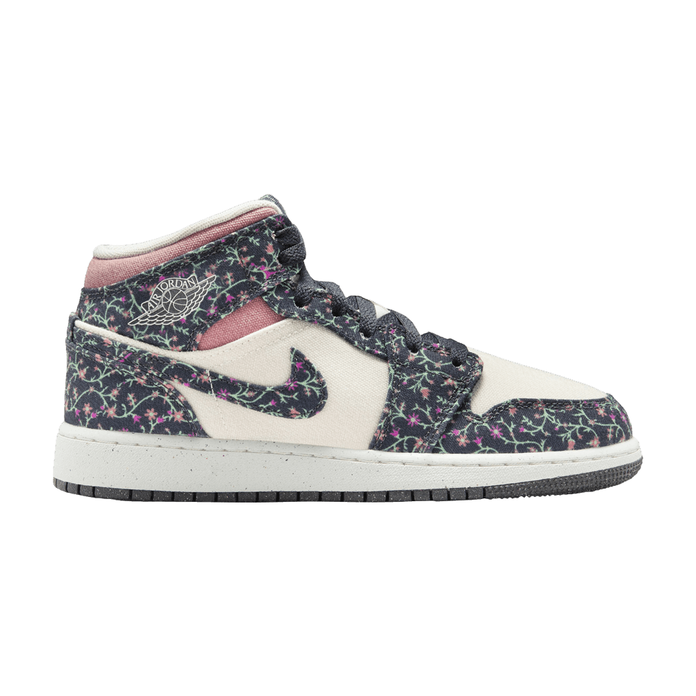 Air Jordan 1 Mid SE Gs Floral