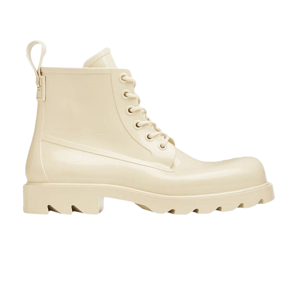■BOTTEGA VENETA■ Lug High Boots Sea Salt 716225V1AO09031 7 Bottega Veneta Lug Lace-Up Boots - Sea Salt & Black